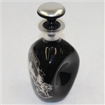 19th Hole Golf Sterling Silver Overlay Golf Decanter with Stopper
