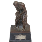 Classic Bobby Jones Putting Statue - WB