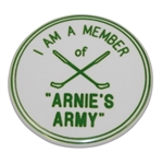 I Am A Member of "Arnies Army" Commemorative Pin with Crossed Clubs