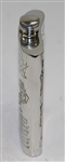 St. Andrews 'The Old Course' Pewter Flask with Course Layout - Excellent Condition with Funnel