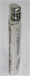 St. Andrews 'The Old Course' Pewter Flask with Course Layout - Excellent Condition with Funnel