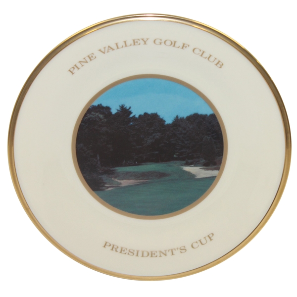 Pine Valley Golf Club Lenox Presidents Cup Plate - 8th Hole