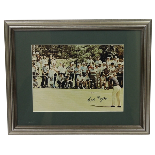 Ben Hogan Signed Original 1960 Masters Framed Photo JSA ALOA
