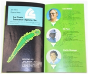 1980 Mony Tournament of Champs Program Signed by 27 with Seve, Floyd, etc JSA ALOA