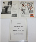 Three 1950's Tournament Programs - Tucson Open, Reading Open, and Eastern Open