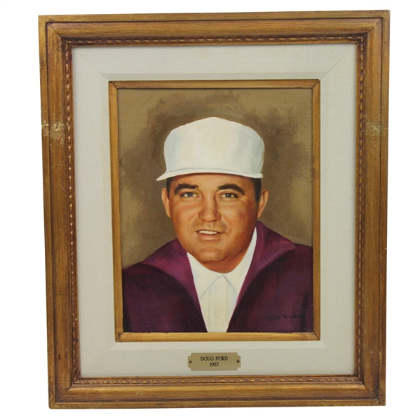 Doug Ford Original Oil Painting Hung at Green Jacket Restaurant In Augusta