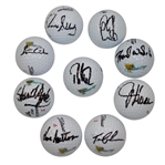 Lot of Nine Signed Presidents Cup Logo Golf Balls JSA ALOA