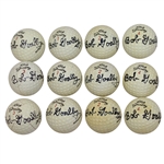 Dozen Signed Bob Goalby Signature Golf Balls in Original Box JSA ALOA