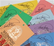 Paul Azinger Signed Set of Seven Tickets for 1993 PGA Championship JSA ALOA