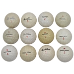 Dozen Arnold Palmer Logo/Signature Model Golf Balls - Assorted