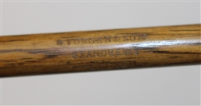 Robert Forgan St. Andrews 'Forganite' Brassie with Shaft Stamp