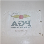Jimmy Walker Signed 2016 PGA Championship at Baltusrol Flag - 1st Major Notation JSA ALOA