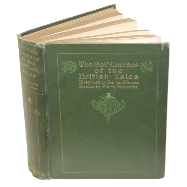 1910 The Golf Courses of the British Isles Book by Bernard Darwin
