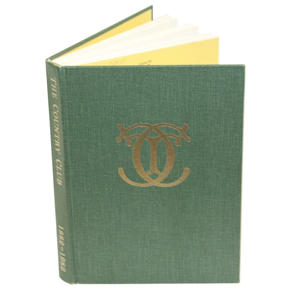 1981 Centennial History of the Country Club Book Signed by Elmer Cappers JSA ALOA