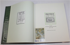 'Prestwick Golf Club - Birthplace of the Open' Ltd Ed. 143/250 Book by Smail