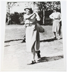 Glenna Collett Vare Signed Cut with A.P. Wire Photo JSA ALOA