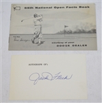 1955 US Open Lot: Jack Fleck Cut, Chairman Letter, Contestant Booklet, Golf Digest, others JSA ALOA