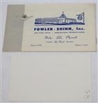 1955 US Open Lot: Jack Fleck Cut, Chairman Letter, Contestant Booklet, Golf Digest, others JSA ALOA