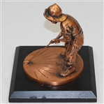Pinehurst Country Club Putter Boy on Sundial Statue