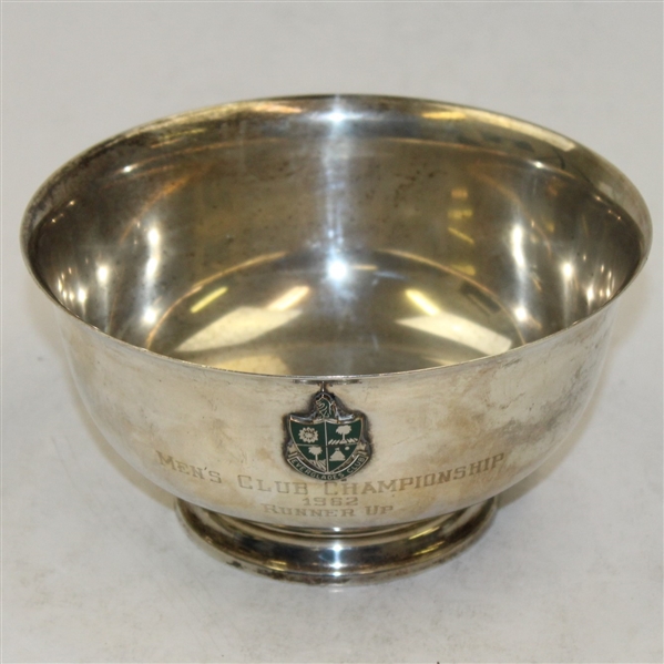 1962 Everglades Club Mens Club Championship Runner Up Bowl - Sterling Silver