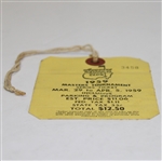 1959 Masters Tournament SERIES BADGE #3458 - Art Wall Winner