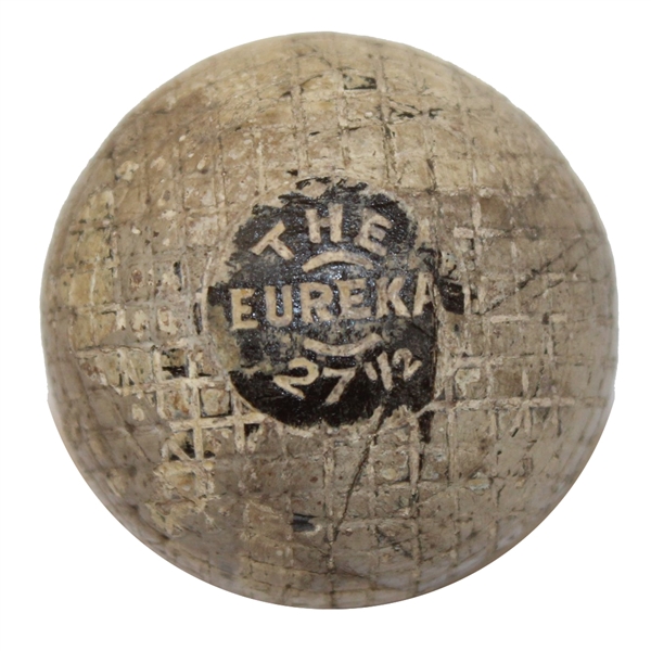 1890s The Eureka 27 1/2 Gutty Golf Ball