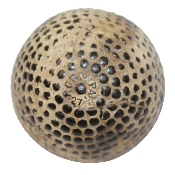 1886 Agrippa 27 1/2 Patent Gutta Bramble Pattern Golf Ball