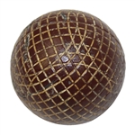 1890s No Name Red Gutta Golf Ball