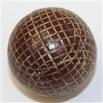 1890's No Name Red Gutta Golf Ball
