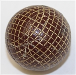 1890's No Name Red Gutta Golf Ball