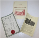 Circa 1905 James Braid Lumley Special Hand Forged Iron - with Information Packet