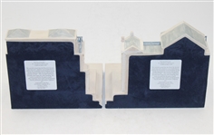 Royal & Ancient Clubhouse Bookends - Unused and in Original Box