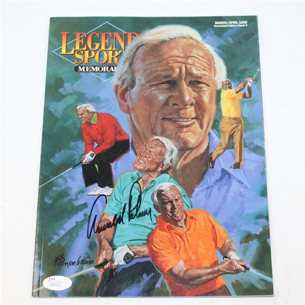 Arnold Palmer Signed 1993 Sports Legends Magazine - March/April JSA #P36711