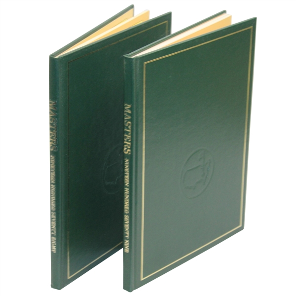1978 & 1979 Masters Annual Books - Gary Player & Fuzzy Zoeller
