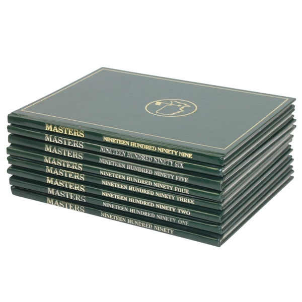 1990-1999 Masters Annual Books - Missing 1997 & 1998