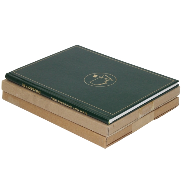 2000, 2001, & 2004 Masters Annual Books 
