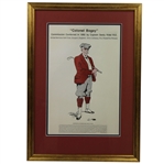 1897 Colonel Bogey Display with Bernard Darwin Quotation - Framed 