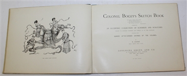 1897 Colonel Bogey Sketch Book - Longmans Green and Co.