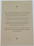 Masters Tournament Photo Frame with Leather Stand - Original Box & Card