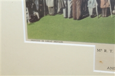 1930 Bobby Jones Putting on 18th Green at St. Andrews - Framed