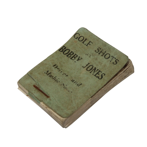 "Golf Shots by Bobby Jones" Driver and Mashie Shots Flip Book - JOHN ROTH COLLECTION