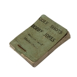"Golf Shots by Bobby Jones" Driver and Mashie Shots Flip Book - JOHN ROTH COLLECTION