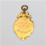 1929 Scott Cup Medallion - JOHN ROTH COLLECTION