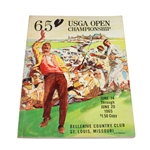 1965 US Open at Bellerive Country Club Program - JOHN ROTH COLLECTION