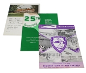 Trio of Womens Amateur Tournament Programs- Western Amateur, Trans-Mississippi, Illinois State
