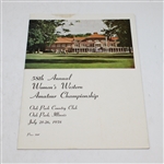 Trio of Women's Amateur Tournament Programs- Western Amateur, Trans-Mississippi, Illinois State