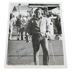 Vintage Arnold Palmer Signed Black and White 8 x 10 Photo JSA #Q64238