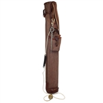 Vintage Ocobo Canvas and Leather Golf Bag with Training Device