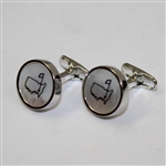 Masters Mother of Pearl Cuff Links