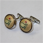 Masters Yellow Silk Cuff Links